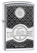 Zapalniczka Zippo Playboy 60'th Anniversary, High Polish Chrome