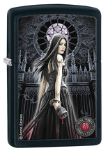 Zapalniczka Zippo Anne Stokes- Witch, Black Matte