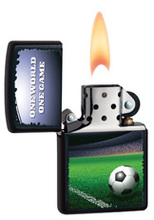 Zapalniczka Zippo One World One Game, Black Matte