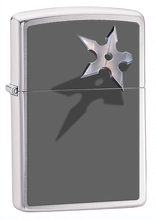 Zapalniczka Zippo Ninja, Brushed Chrome