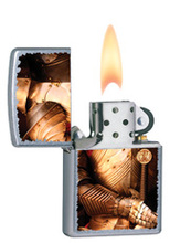 Zapalniczka Zippo Rycerz, Street Chrome