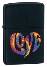 Zapalniczka Zippo Love Paradise, Black Matte
