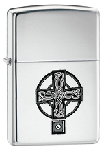 Zapalniczka Zippo Celtic Cross, High Polish Chrome