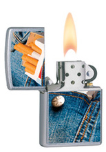 Zapalniczka Zippo Papieroski, Street Chrome