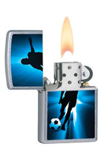 Zapalniczka Zippo Piłkarz, Street Chrome