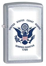Zapalniczka Zippo US Coast Guard, Street Chrome