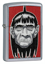 Zapalniczka Zippo Shrunken Head, Street Chrome