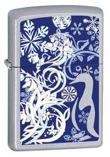 Zapalniczka Zippo Penguin Firl, Satin Chrome