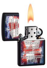 Zapalniczka Zippo Military Wife's Prayer, Black Matte