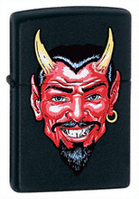 Zapalniczka Zippo Old Nick, Black Matte