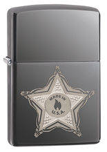 Zapalniczka Zippo Gwiazda Szeryfa, Black Ice