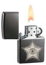 Zapalniczka Zippo Gwiazda Szeryfa, Black Ice