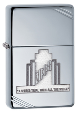 Zapalniczka Zippo Building, High Polish Chrome