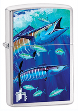 Zapalniczka Zippo GH Hooknows, Brushed Chrome