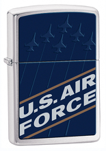 Zapalniczka Zippo US Air Force, Brushed Chrome
