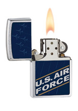 Zapalniczka Zippo US Air Force, Brushed Chrome