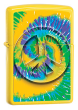 Zapalniczka Zippo Peace, Lemon Matte