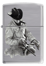 Zapalniczka Zippo Kowboj, Street Chrome