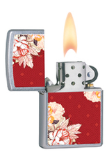 Zapalniczka Zippo Peony, Street Chrome