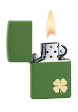 Zapalniczka Zippo Shamrock, Moss Green Matte