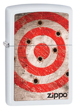 Zapalniczka Zippo Bullet Holes, White Matte