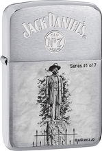 Zapalniczka Zippo Jack Daniels, 1941 Replica Brushed Chrome