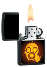 Zapalniczka Zippo Maska, Black Matte