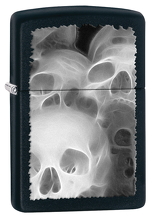 Zapalniczka Zippo Skulls Fractal, Black Matte