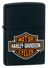 Zapalniczka Zippo Harley-Davidson Logo, Black Matte
