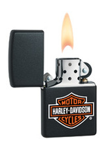Zapalniczka Zippo Harley-Davidson Logo, Black Matte