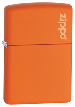 Zapalniczka Zippo Orange Matte, w/Zippo Logo