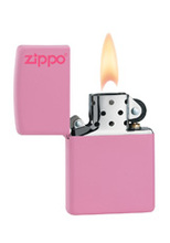Zapalniczka Zippo Pink Matte w/Zippo Logo