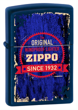 Zapalniczka Zippo Grunge, Navy Matte