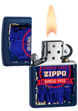 Zapalniczka Zippo Grunge, Navy Matte