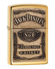 Zapalniczka Zippo Jack Daniel's Emblem, High Polish Brass 