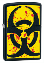 Zapalniczka Zippo Hazardous, Black Matte
