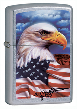 Zapalniczka Zippo Mazzi Freedom Watch, Street Chrome