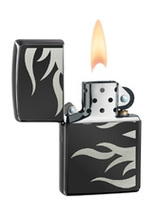 Zapalniczka Zippo Tattoo Flame, Ebony