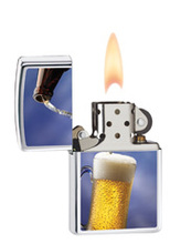 Zapalniczka Zippo Kufel Piwa, High Polish Chrome