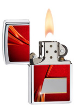 Zapalniczka Zippo Luxury Red, High Polish Chrome