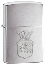 Zapalniczka Zippo Air Force Crest Emblem, Brushed Chrome