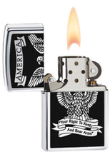 Zapalniczka Zippo Eagle America, High Polish Chrome