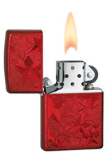 Zapalniczka Zippo Iced Stars, Candy Apple Red