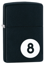 Zapalniczka Zippo 8-Ball, Black Matte