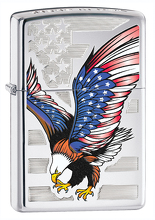 Zapalniczka Zippo American Eagle, High Polish Chrome