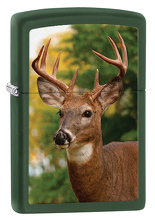 Zapalniczka Zippo Deer, Green Matte