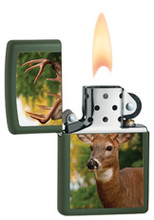 Zapalniczka Zippo Deer, Green Matte