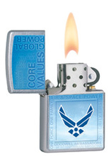 Zapalniczka Zippo Air & Space Power, Street Chrome
