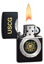 Zapalniczka Zippo USCG, Black Matte