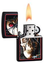 Zapalniczka Zippo Mazzi pająk, Black Matte